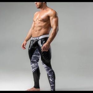 Armored. Men's Fetish Leggings.